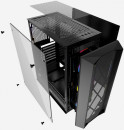 Корпус ATX Powercase Rhombus X3 Mes Без БП чёрный3
