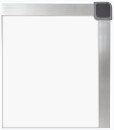 Доска магнитно-маркерная Boardsys 20Ф45 Ecoboard лак белый 45x60см алюминиевая рама2