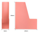 Лоток вертикальный Deli ENS022PINK Nusign для бумаг A4 розовый пластик4