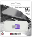 Флешка 64Gb Kingston DTDUO3CG3/64GB USB Type-C USB 3.2 фиолетовый2