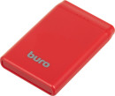 Внешний аккумулятор Power Bank 5000 мАч Бюрократ BP05B красный BP05B10PRD2