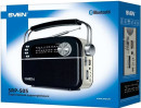 Радиоприёмник SVEN SRP-505 чёрный (4 Вт, FM/AM/SW, USB, SD/microSD, Bluetooth, 1200 мАч)2