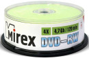 Диск DVD-RW Mirex 4.7 Gb, 4x, Cake Box (25), (25/300)2