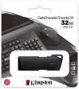 Флеш Диск Kingston 32Gb DataTraveler Exodia M DTXM/32GB USB3.0 черный/черный3