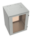 Шкаф коммутационный C3 Solutions WALLBOX 12-63 G (NT084695) настенный 12U 600x350мм пер.дв.стекл направл.под закл.гайки 245кг серый 300мм 17.5кг 610мм IP20 сталь3