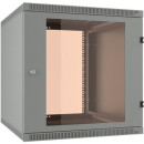 Шкаф коммутационный C3 Solutions WALLBOX LIGHT 18-65 G (NT467092) настенный 18U 600x520мм пер.дв.стекл несъемн.бок.пан. направл.под закл.гайки 70кг серый 470мм 28кг 880мм IP20 сталь