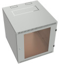 Шкаф коммутационный C3 Solutions WALLBOX LIGHT 18-65 G (NT467092) настенный 18U 600x520мм пер.дв.стекл несъемн.бок.пан. направл.под закл.гайки 70кг серый 470мм 28кг 880мм IP20 сталь3
