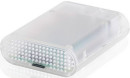 RA076   Корпус ACD Transparent ABS Plastic Injection Molding case with Stripe for Raspberry Pi 3 B (прозрачный, овальный на винтах)(RASP1795) (494149)3