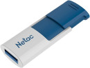 Флеш Диск Netac 128Gb U182 NT03U182N-128G-30BL USB3.0 синий/белый2