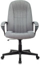 Кресло руководителя Бюрократ T-898AXSN серый 38-404 крестовина пластик3