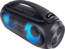 Мобильные колонки Sven PS-380 2.0 чёрные (2x20W, IPx5, USB, Bluetooth, FM-радио, LED-подсветка, ручка, 3000 мA )4