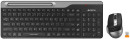 Клавиатура + мышь A4Tech Fstyler FB2535C клав:черный/серый мышь:черный/серый USB беспроводная Bluetooth/Радио slim4