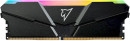 Модуль памяти DDR 4 DIMM 8Gb PC25600, 3200Mhz, Netac Shadow NTSRD4P32SP-08E, RGB, C16 Grey, с радиатором