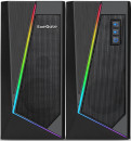 Акустическая система 2.0 ExeGate Accord 240 (питание USB, 2х3Вт (6Вт RMS), 60-20000Гц, цвет черный, RGB подсветка, Color Box)3