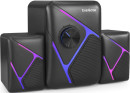 Акустическая система 2.1 ExeGate Accord 320 (питание USB, 5Вт+2х3Вт, 150-20000Гц, цвет черный, RGB подсветка, Color Box)