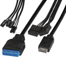 Корпус Miditower ExeGate XP-334UC-XP400 (ATX, XP400 с вент. 12см, 1*USB+1*USB3.0+1*TypeC, аудио, черный)4