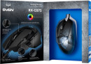 Игровая мышь SVEN RX-G975 чёрная (10 кнопок, 10000 dpi, USB, PIXART 3325, RGB подсветка)9
