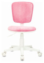 Кресло детское Бюрократ CH-W204NX розовый Velvet 36 крестовина пластик пластик белый2