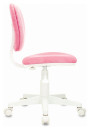 Кресло детское Бюрократ CH-W204NX розовый Velvet 36 крестовина пластик пластик белый3