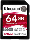 Карта памяти SD XC 64Gb Kingston SDR2/64GB2