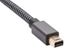 Адаптер miniDP --> HDMI-F 0.15м ,  оплетка, 4K@60Hz, Telecom (TA565)3