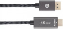 Кабель DisplayPort M-> HDMI M 4K@60Hz 1.8m Telecom,оплетка (TA561M-1.8M)4