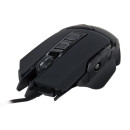 Мышь проводная игровая SONNEN Q10, 7 кнопок, программируемая, 6400 dpi, LED-подсветка, черная, 5135225