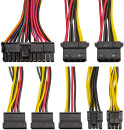 Блок питания 450W ExeGate UN450 (ATX, PC, 12cm fan, 24pin, 4pin, PCIe, 3xSATA, 2xIDE, FDD, кабель 220V в комплекте)4