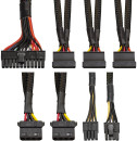 Блок питания 450W ExeGate XP450 (ATX, PC, 12cm fan, 24pin, 4pin, PCIe, 3xSATA, 2xIDE, FDD, black, кабель 220V в комплекте)4