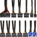 Блок питания 800W ExeGate EVO800 (ATX, APFC, PC, 12cm RGB fan, 24pin, (4+4)pin, PCIe, 5xSATA, 3xIDE, FDD, Cable Management, black, кабель 220V в комплекте)2