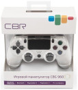 CBR CBG 960 White, Игровой манипулятор для PS4 беспроводной (Bluetooth), PC/PS3 проводной (USB), 2 вибро-мотора, 2 аналоговых стика, D-pad, 14 кнопок, белый3