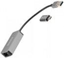 Кабель-переходник USB 3.0-->RJ-45 2.5G Ethernet, and TypeC адаптер 0.15м Telecom <TU325M>2