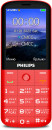 Телефон Philips E227 красный 2.8" Bluetooth