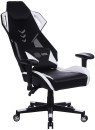 Кресло для геймеров Cactus CS-CHR-090BLW чёрный белый2