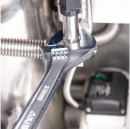 Разводной ключ Deli DL015A 15&quot; Длина: 350 мм. Регулируемый размер зажима: 0-46 мм. Кованая специальная инструментальная сталь. Хромированная отделка.5