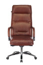 Кресло руководителя Бюрократ T-9927SL светло-коричневый Leather Eichel кожа крестовина металл хром2