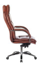 Кресло руководителя Бюрократ T-9927SL светло-коричневый Leather Eichel кожа крестовина металл хром3