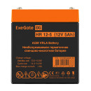 Аккумуляторная батарея ExeGate HR 12-5 (12V 5Ah 1221W, клеммы F1)2