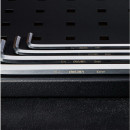 Набор шестигранных ключей Deli DL3590 9 шт. Размер: 1,5-10 мм. Материал: Cr-V. Хромированный.6