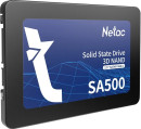 Netac SSD SA500 960GB 2.5 SATAIII 3D NAND, R/W up to 530/475MB/s, TBW 480TB, 3y wty2