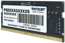 Оперативная память для ноутбука 16Gb (1x16Gb) PC5-38400 4800MHz DDR5 SO-DIMM CL40 Patriot Signature PSD516G480081S3