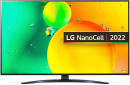 Телевизор 43" LG 43NANO766QA.ARUB синий 3840x2160 60 Гц Smart TV Wi-Fi 3 х HDMI 2 х USB RJ-45 Bluetooth