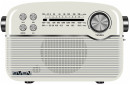 Радиоприёмник SVEN SRP-500 белый (3 Вт, FM/AM/SW, USB, microSD, AUX, Bluetooth, 1200 мАч)