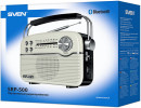 Радиоприёмник SVEN SRP-500 белый (3 Вт, FM/AM/SW, USB, microSD, AUX, Bluetooth, 1200 мАч)4