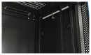 Шкаф коммутационный Hyperline (TWB-0645-SR-RAL9004) настенный 6U 600x450мм пер.дв.стал.лист 60кг черный3