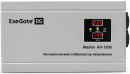 Стабилизатор напряжения ExeGate Master AV-1500 (1500ВА, 140-260В, цифр. индикация вход/вых. напряжения, 220В±8%, КПД 98%, 5 уровней защиты, задержка, метал.корпус, евророзетка, RTL)2