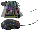 Клавиатура + мышь Оклик GMNG 700GMK клав:черный мышь:черный USB Multimedia LED3