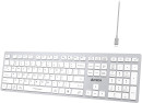 Клавиатура A4Tech Fstyler FBX50C белый USB беспроводная BT/Radio slim Multimedia5