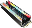 Твердотельный накопитель Netac NV3000 RGB PCIe 3 x4 M.2 2280 NVMe 3D NAND SSD 1TB, R/W up to 3400/2000MB/s, with heat sink & RGB2
