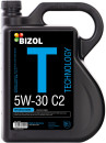 81221 BIZOL НС-синт. мот.масло Technology 5W-30 C2 (5л)